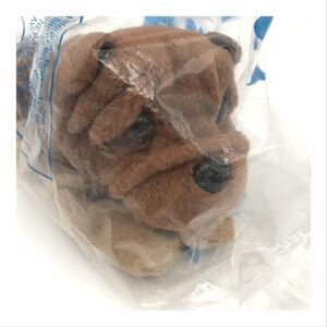 Vintage Avon Kids Full O'Beans 1997 Rumply Shar-Pei Dog Beanie Animal Sealed NWT